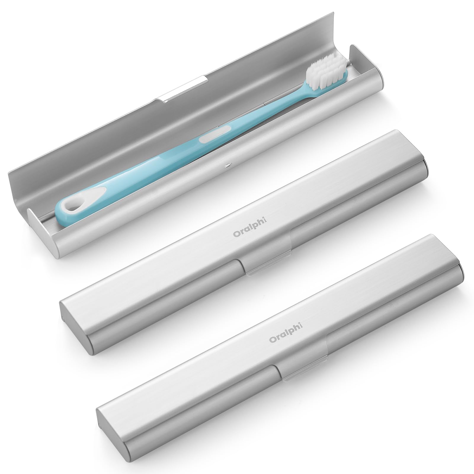 DAPIN 3-Pack Toothbrush Case - Travel Toothbrush Holder