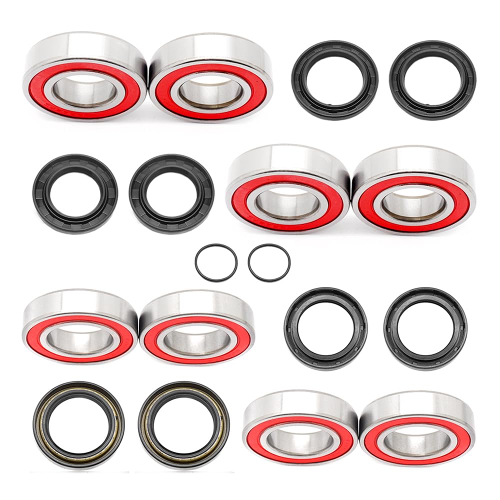 Rodamientos y sellos de rueda delanteros y traseros para Yama-ha Rhino 450 Rhino 660 Rhino 700 2005-2013 931064280000 931063880000 931063804700