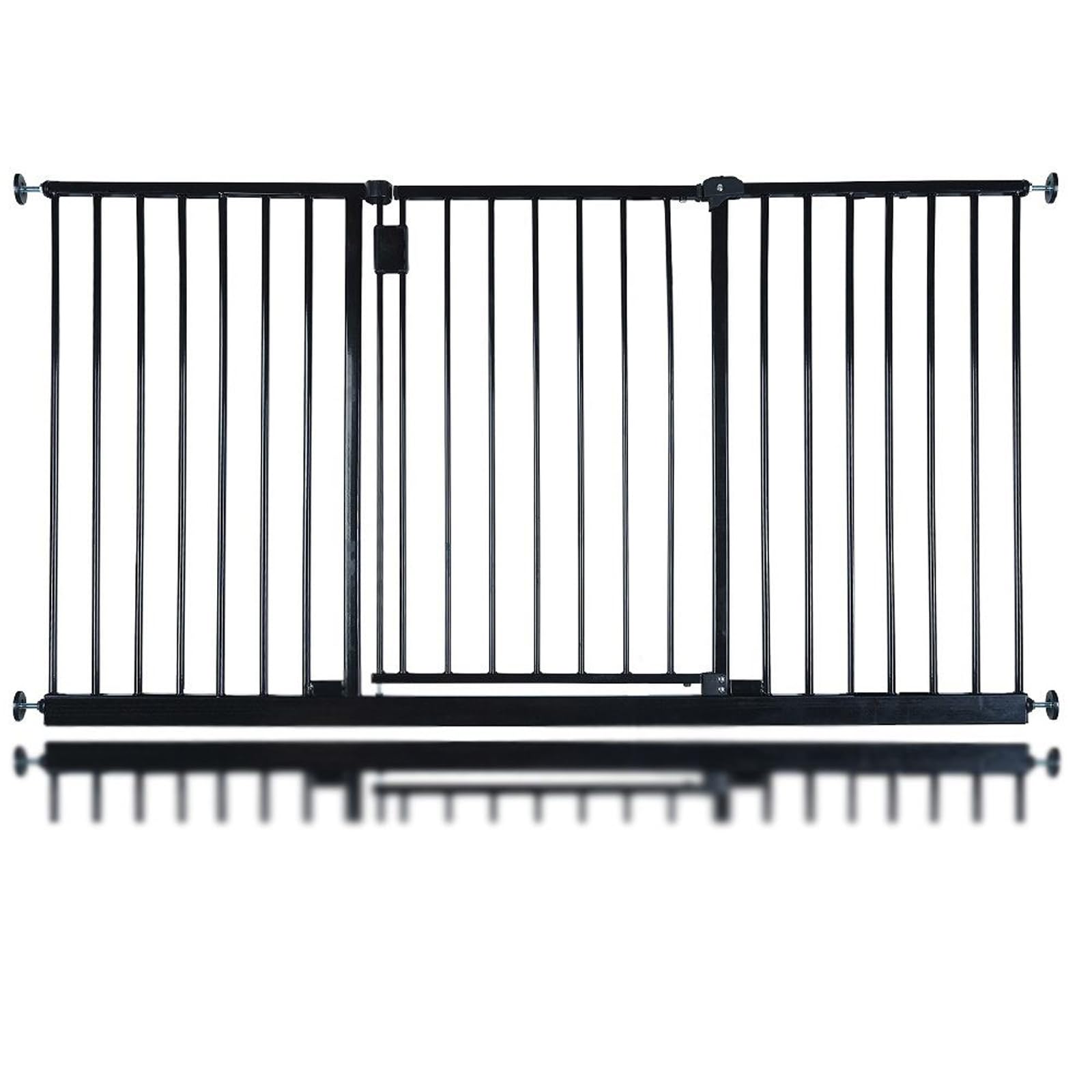 Safetots Extra Wide Hallway Gate, 122cm - 128cm, Matt Grey, Pressure Fit Baby Gate, Safety Barrier for Hallways and Wide Spaces, Easy Installation — view 11