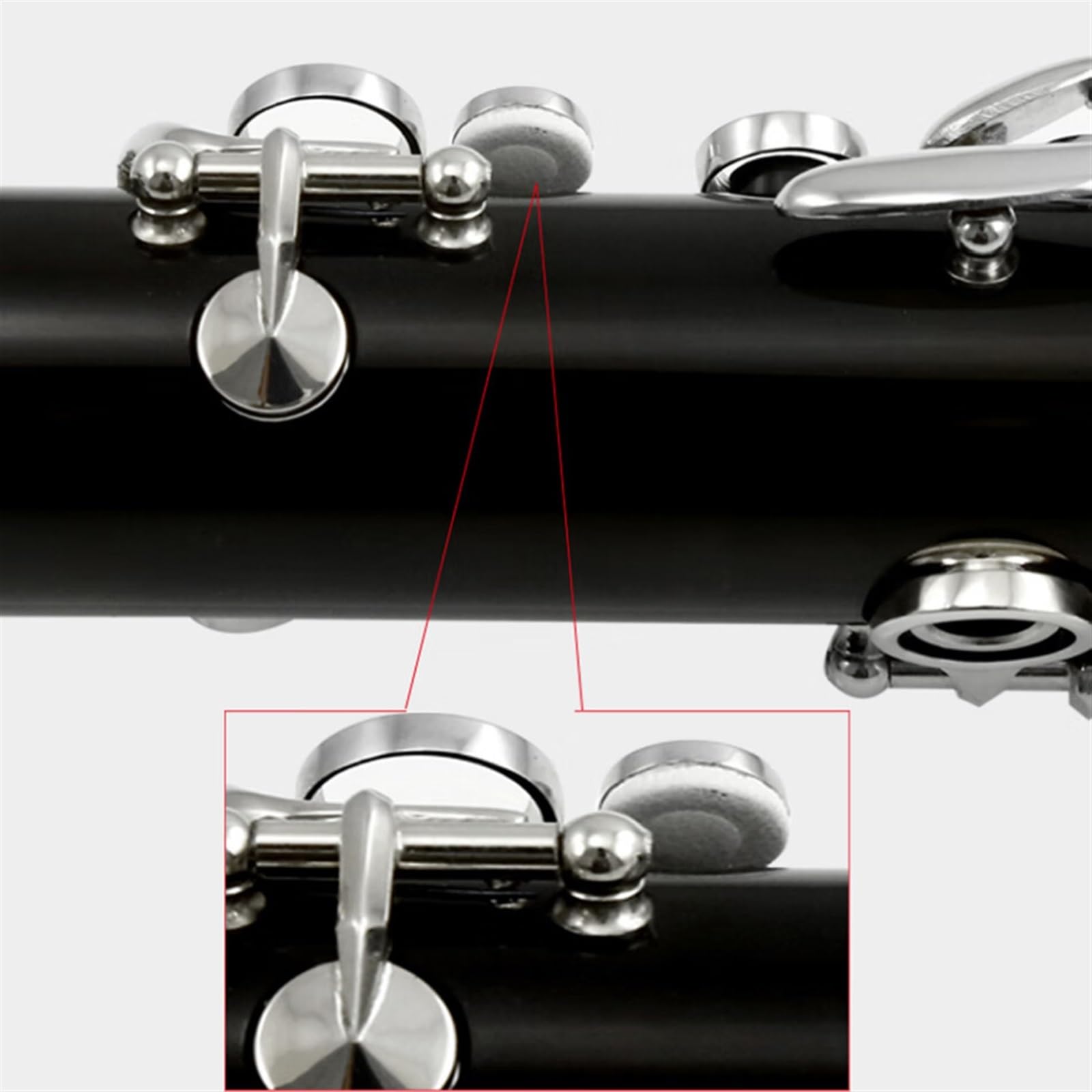 Clarinet Per Principianti Clarinetto In Legno Sintetico Strumento A Fiato In Si Bemolle 17 Tasti Rame Bianco Gradazione Tasti Esecuzione Orchestrale