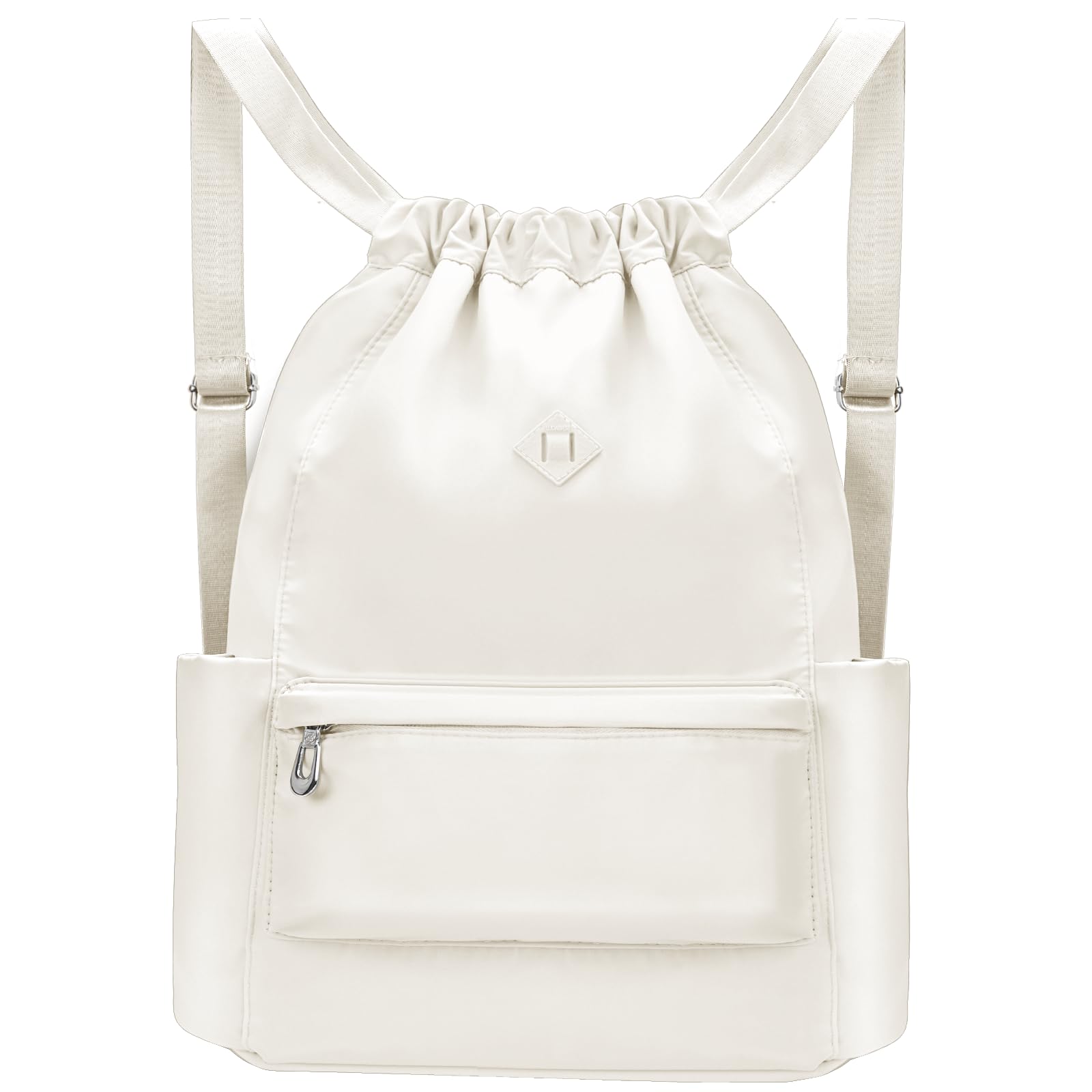 BAVELOE Drawstring Backpack with Wet Pocket Gym Backpack Water-Resistant Cinch String Bag Beach Swim for Women Men