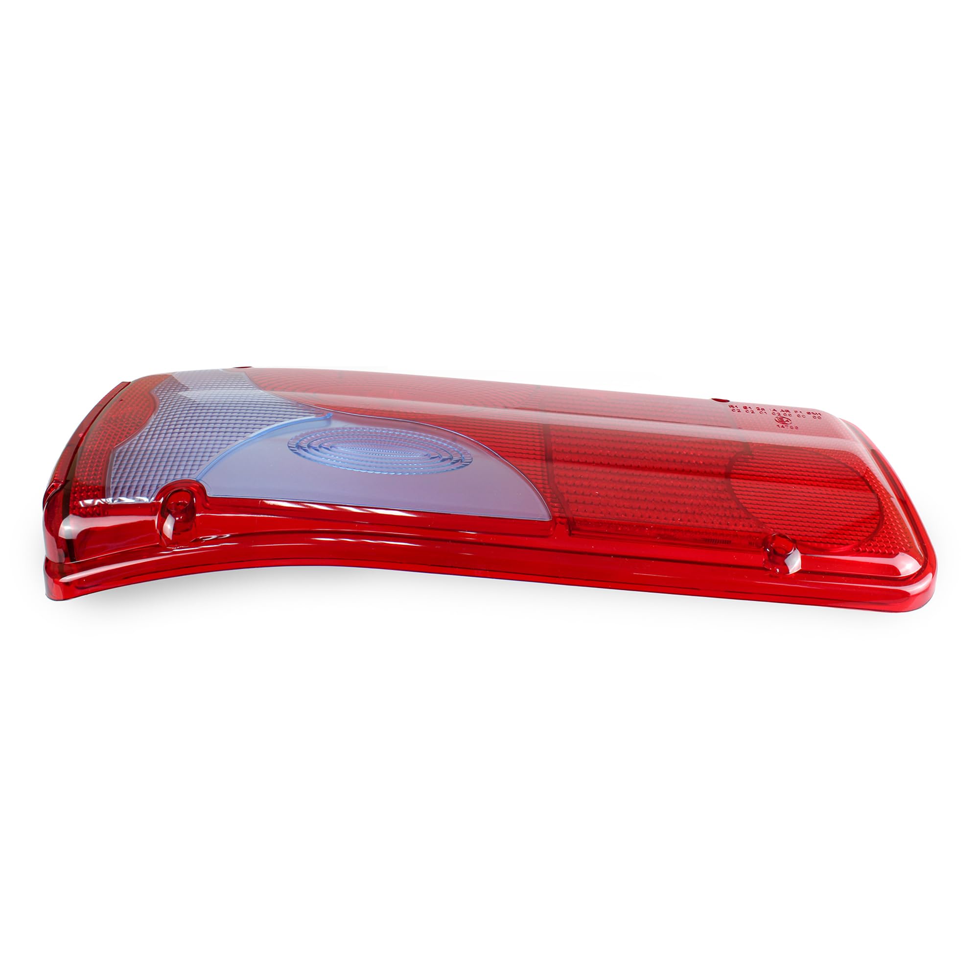 Generisch Lichtscheibe Glas Ersatzglas Heckleuchte Links Rechts für Scania MAN TGA TGL TGM TGS TGX Crafter Sprinter LKW Anhänger Rot Blau Kunststoff mit E-Prüfzeichen