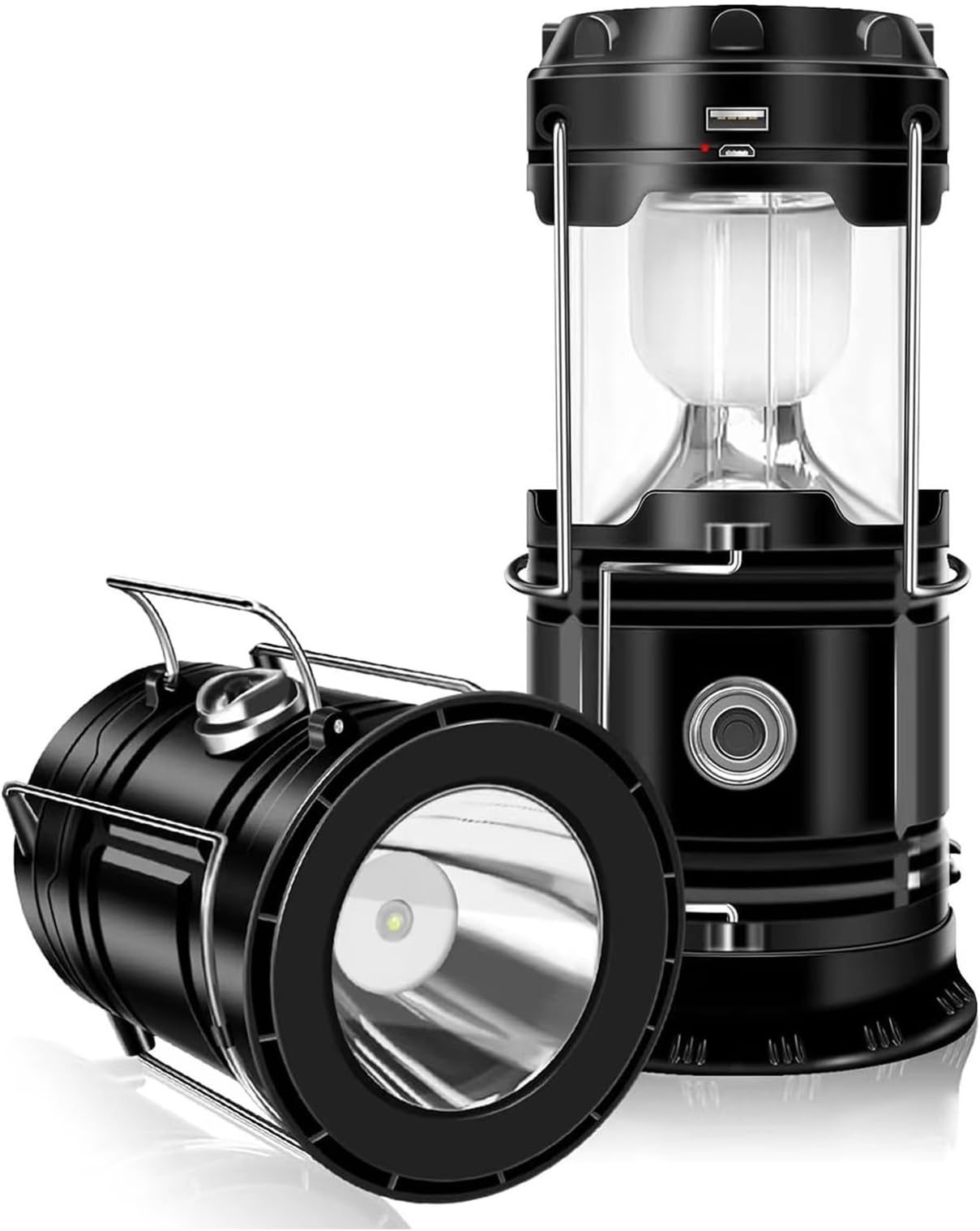 Super Bright Portable Collapsible Camping Lanterns Battery