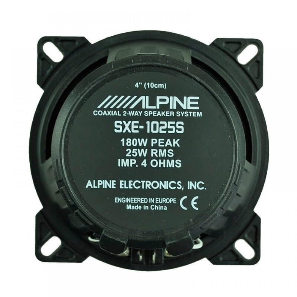 Kit Alpine de 6 altavoces SXE-1750S + SXE-1025S para Opel Astra H 2004-2010, Corsa D 2006-2015, Zafira 2004-2015, 2 soportes delanteros, 2 traseros, 4 conectores