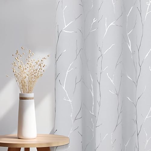 Miniatura 4 de BUHUA Cortinas Cortas de 36 Pulgadas de Largo, Paneles Opacos para Literas de RV, Cortinas de Ventana de Cocina Sobre el Fregadero, Cortinas Opacas