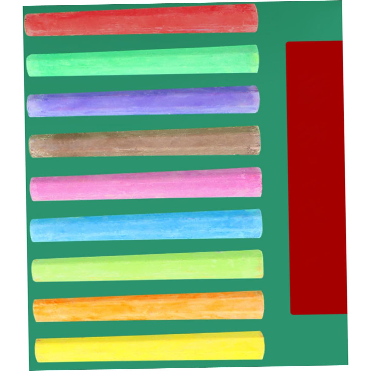 POPETPOP 3 boîtes Boîtes de Craies Colorées Sans Poussière Hexagonales pour Tableau Craies Enseignement et Sécurisées Usage Scolaire et Domestique