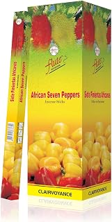 Flute African Seven Peppers Incense Stick - Total 200 Sticks Box