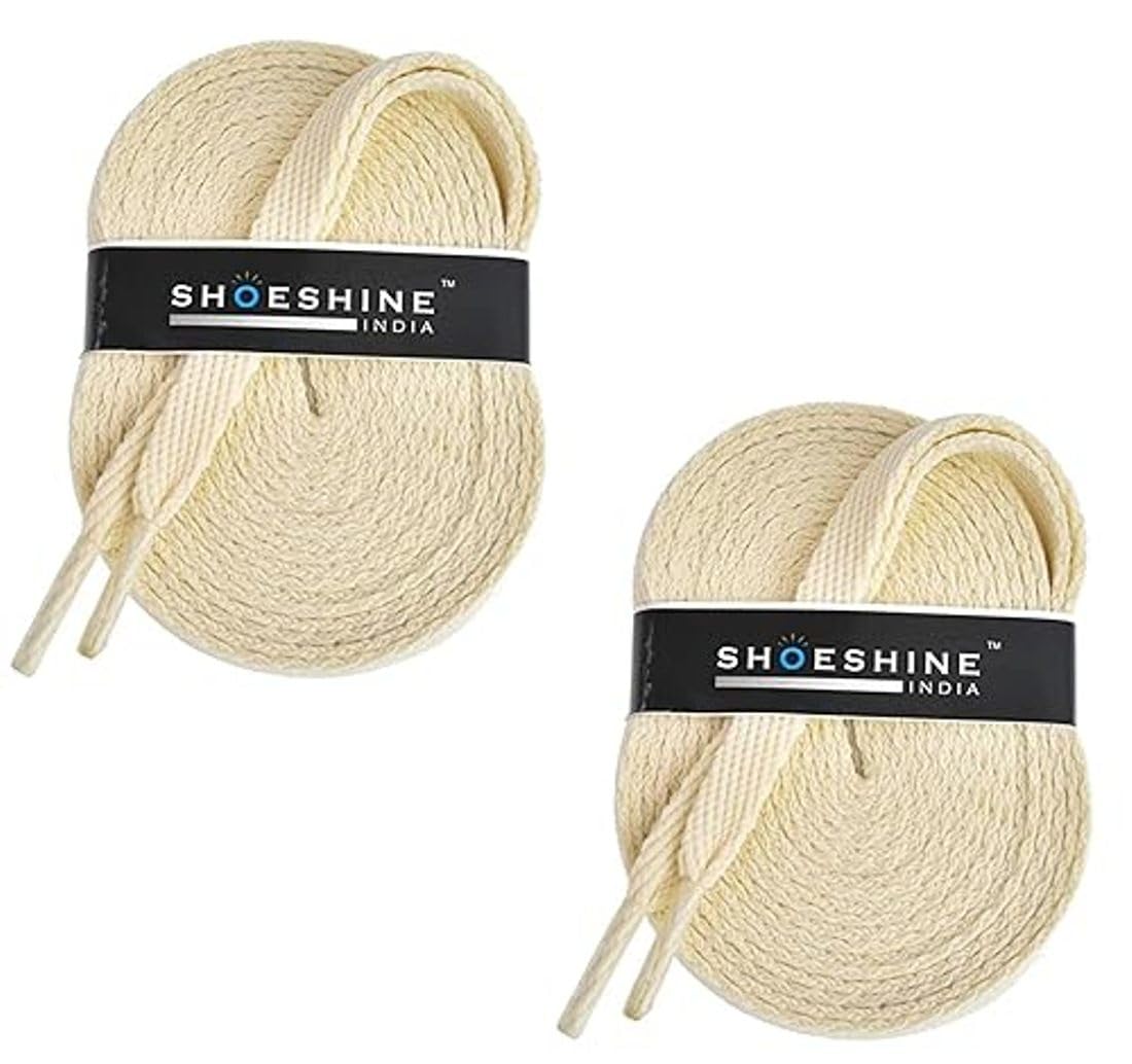 Sports & Sneakers Shoe Laces - 2 Pairs Set Flat Shoelace for Men & Women
