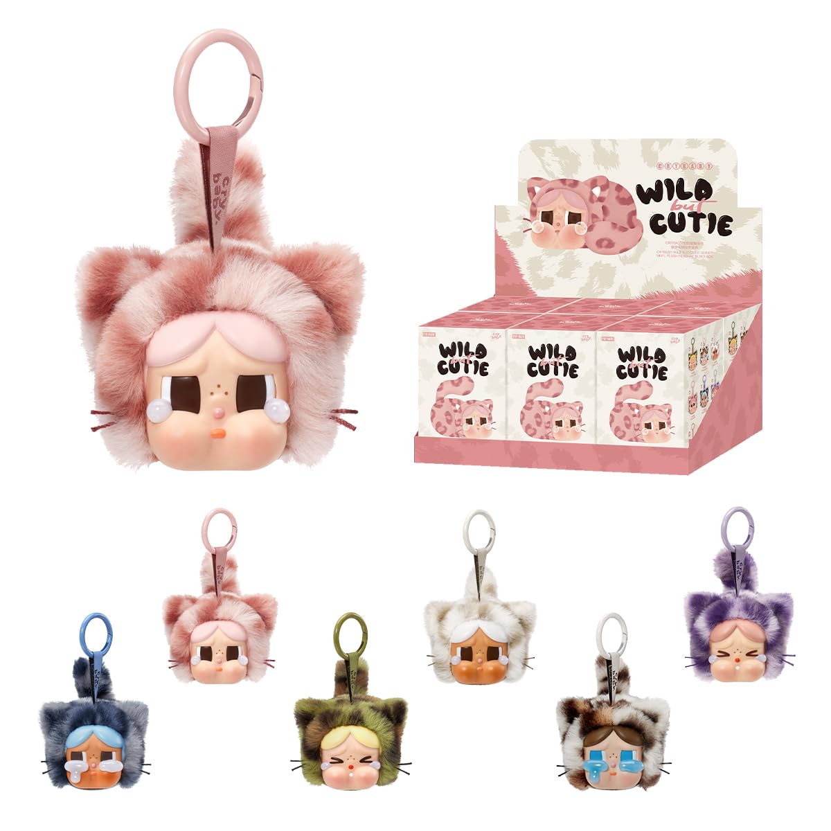 POP MART CRYBABY Wild but Cutie シリーズ 3 POP MART Crybaby Wild but Cutie Series - Vinyl Plush Pendant Anime