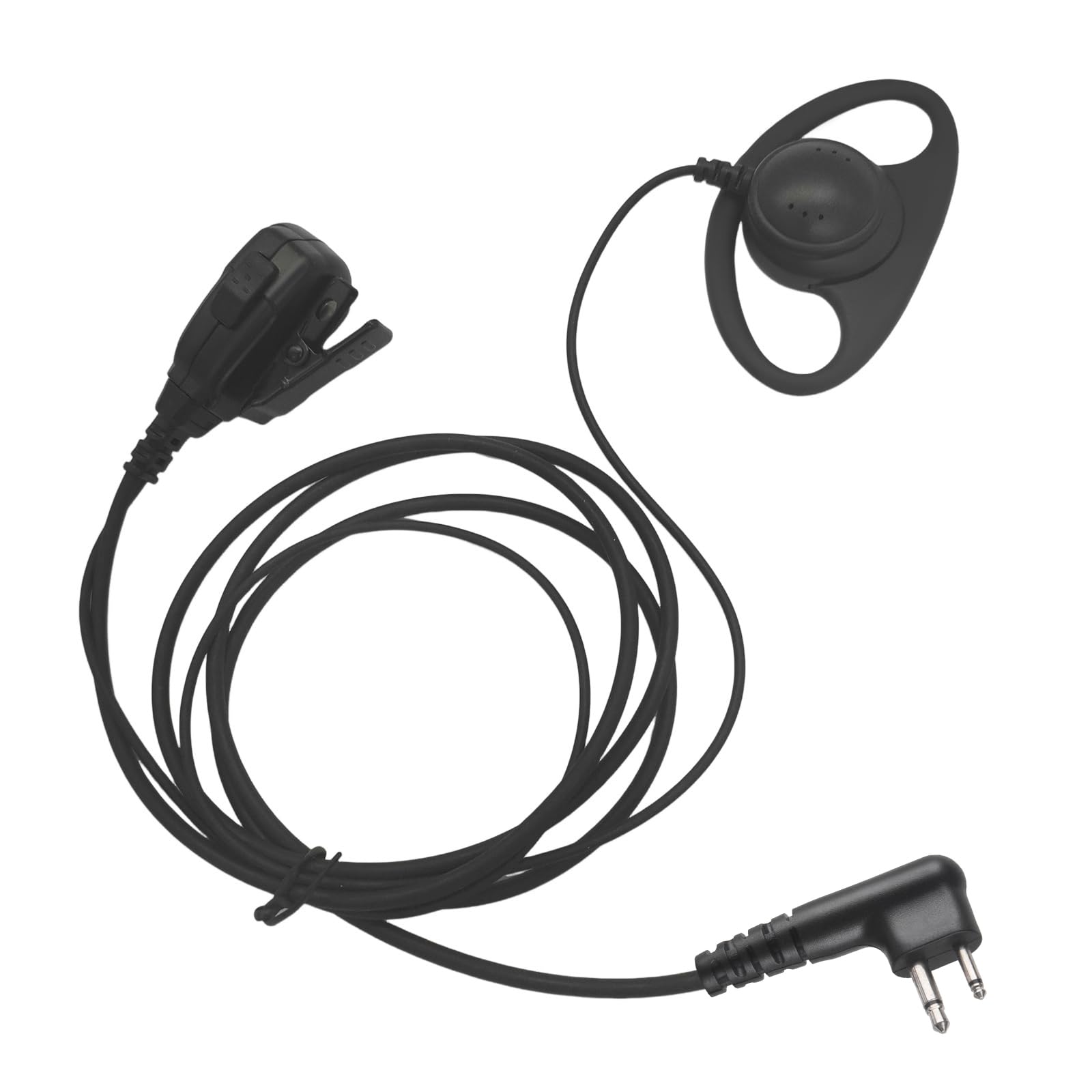2-pinowy dwukierunkowy radiowy zestaw słuchawkowy słuchawki słuchawki z mikrofonem PTT do Motorola CLS 1110 1410 bpr 40 cp 100 200 185 100d 200d dlr 1060 1040 1020 dtr550 rdm2070d (kształt D