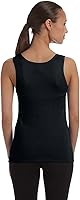 Vista 6 de Bella - Camiseta sin mangas de algodón para mujer (5.8 onzas), Negro - 01