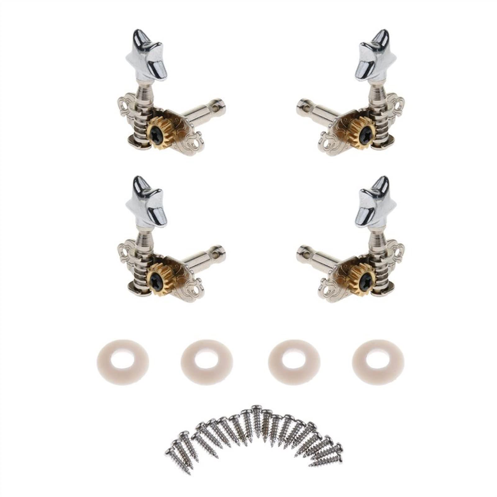 Tuner Mechaniken Knöpfe 4pcs Gitarren-Tuning-Pegs Keys Maschinenkopf Für 4-Saite-Gitarre