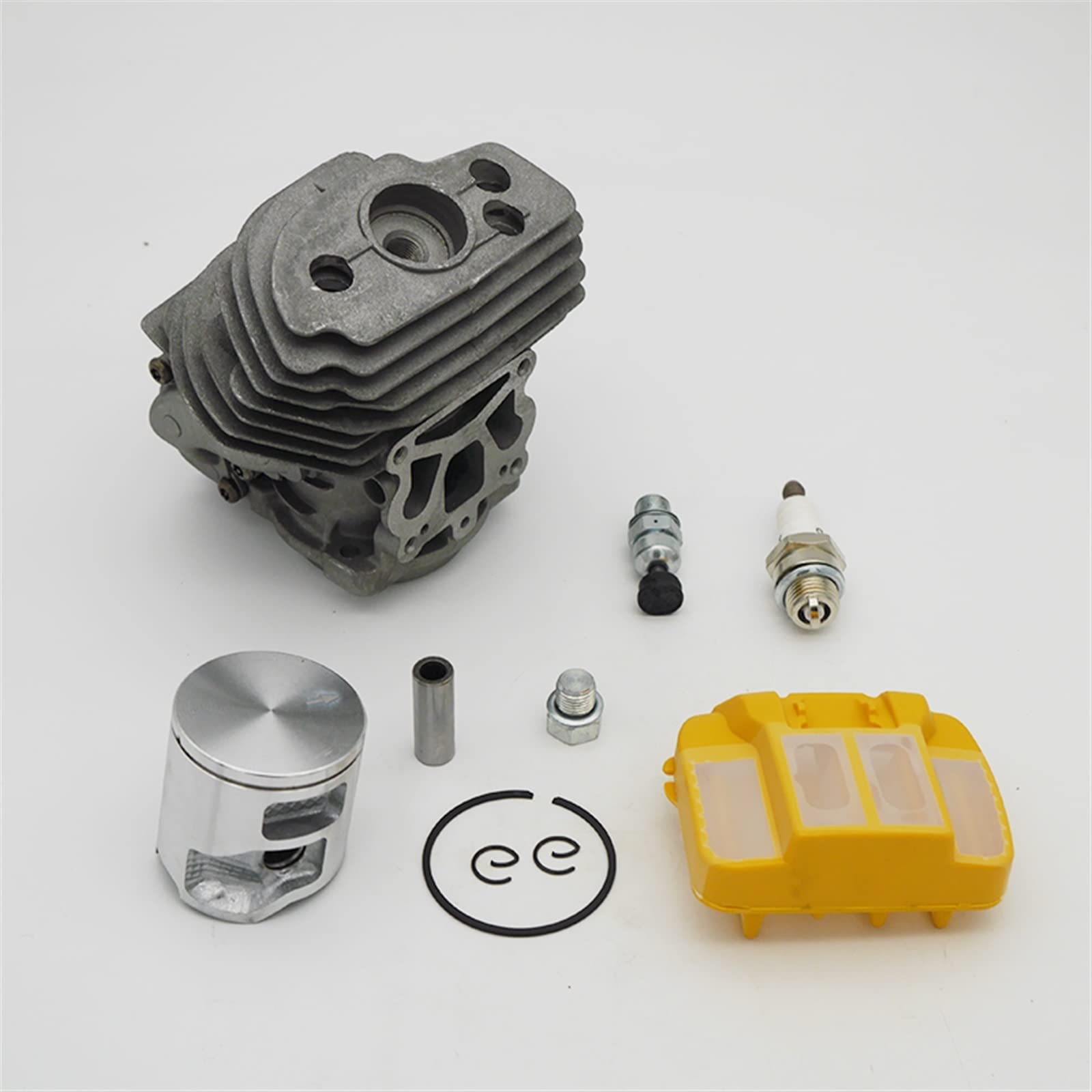 IWBR Conjunto de Filtro de Aire de pistón de Cilindro de 43MM y 46MM Apto for Husqvarna 545 550 555 560 562 for JONSERED CS2252 CS2260 Pieza de Motosierra de jardín (Size : HUS560 46MM)