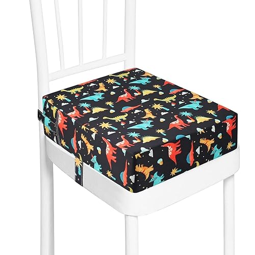 Toddler Booster Seat for kitchen chair Dining Table, Washable Thick Strong Support Portable Booster Chair for Toddlers Eating, Easy Cleaning Booster