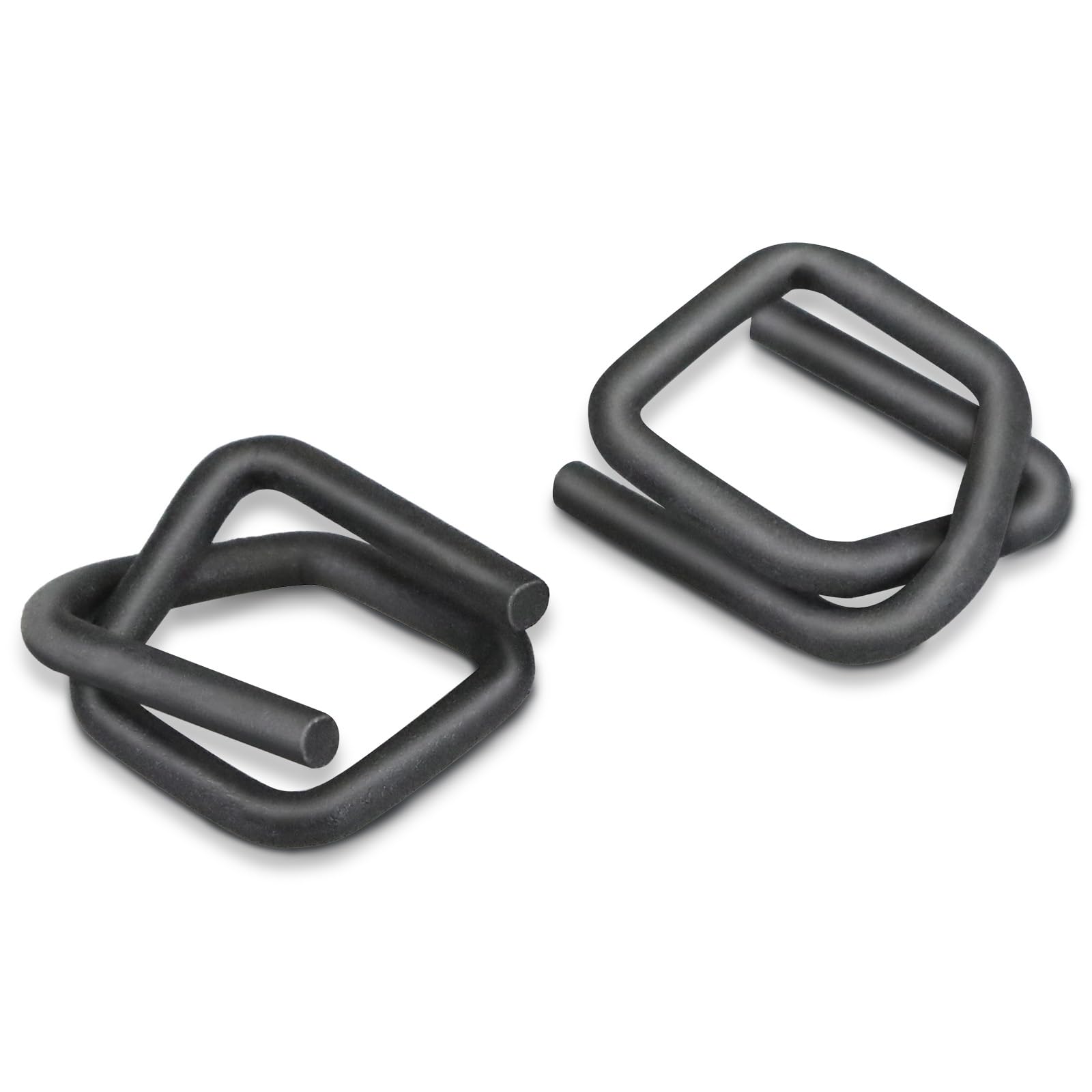 NVOYAJUAN Heavy Duty Phosphate Wire Buckle for 3/4" Width Cord Strapping (Pack of 50)-Wire Buckles with Phosphate Coating