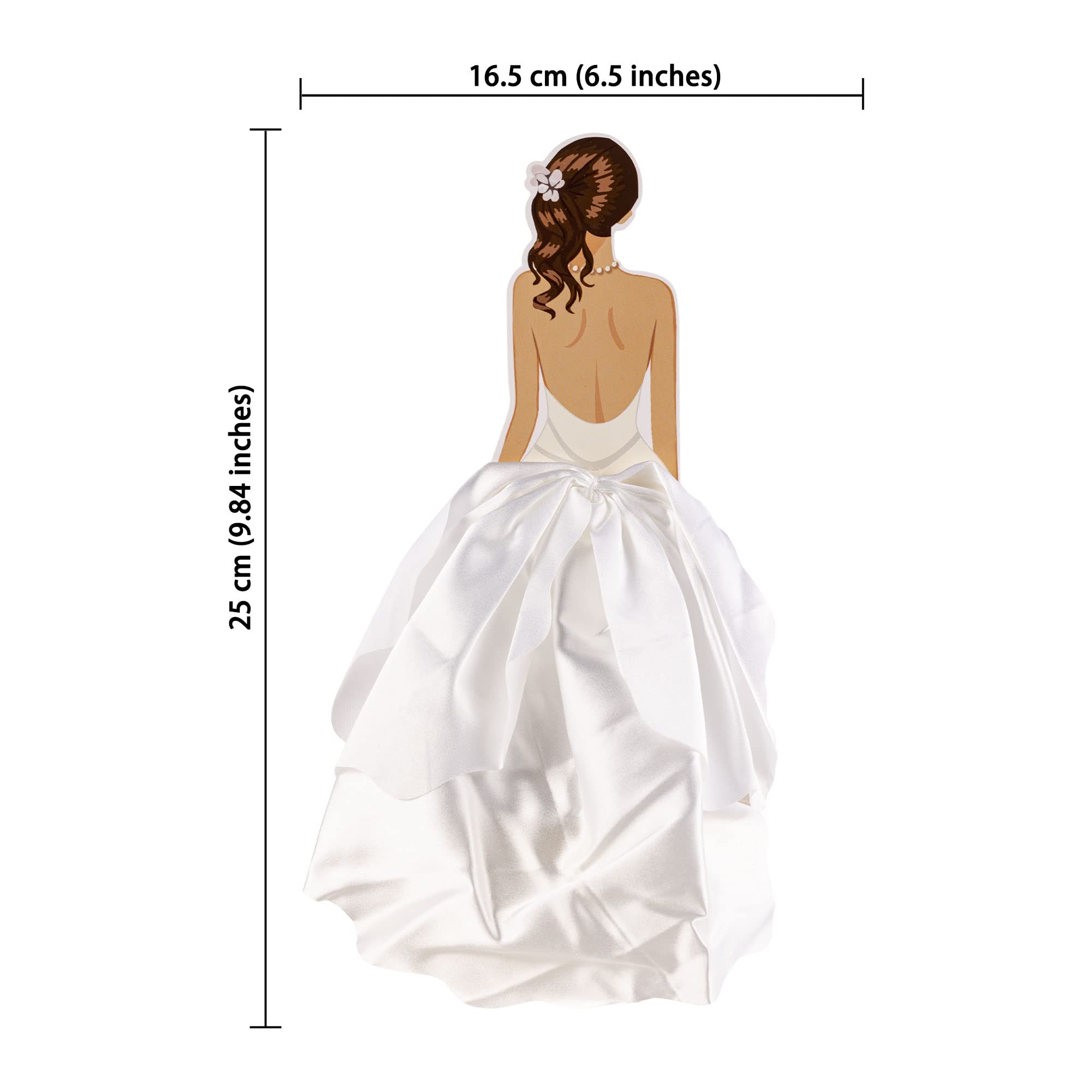 Amazon.com: 1Pc Woman Back Silk Gauze Skirt Wedding Cake Toppers Girl Happy  Birthday Cake Toppers Bride to Be Cake Decorating Supplies Cupcake Topper  Bachelorette Party Decorations White : Toys & Games