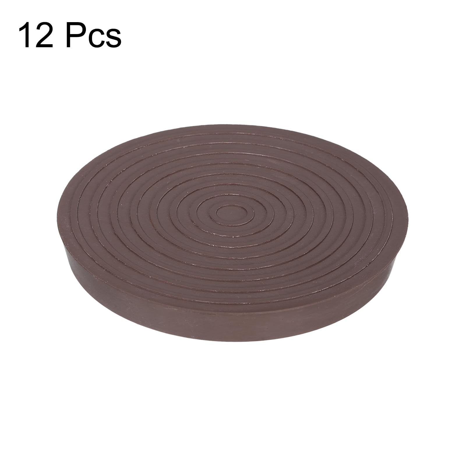 uxcell Chair Leg Floor Protectors,12Pcs 2.5", Rubber Round Non-Slip Furniture Pads - Image 3