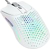 Glorious Model O 2 RGB Wired 26000 DPI 59 gram Gaming Mouse Matte White with BAMF sensor