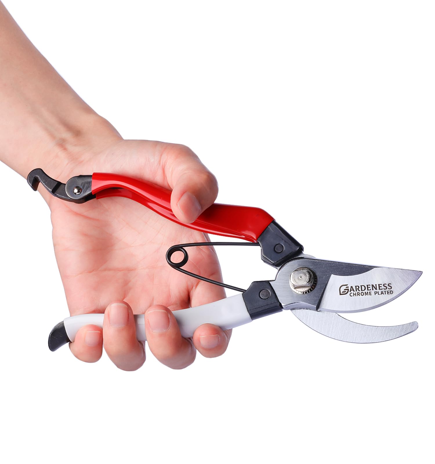 Gardeness Pruning Shears, Professional Bypass Heavy Duty Garden Pruner Secateurs – Lightweight Easy Grip Hand Pruners Branch Clippers for Gardening, Trimming, Harvesting. Made in Taiwan — image 1
