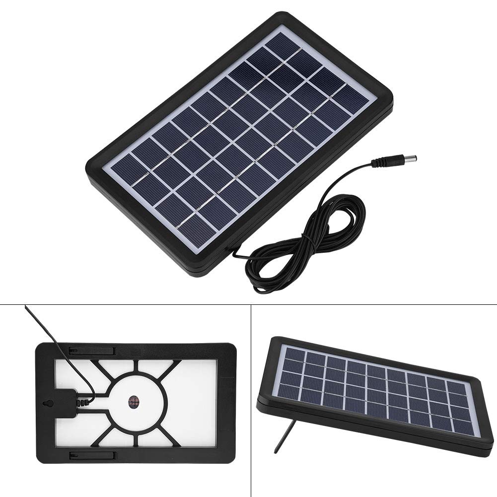 Richer-R ASHATA Pannello Solare, 9V 3W Solar Board Impermeabile al 93% di Celle Solari in Silicio Policristallino a Trasmissione di Luce