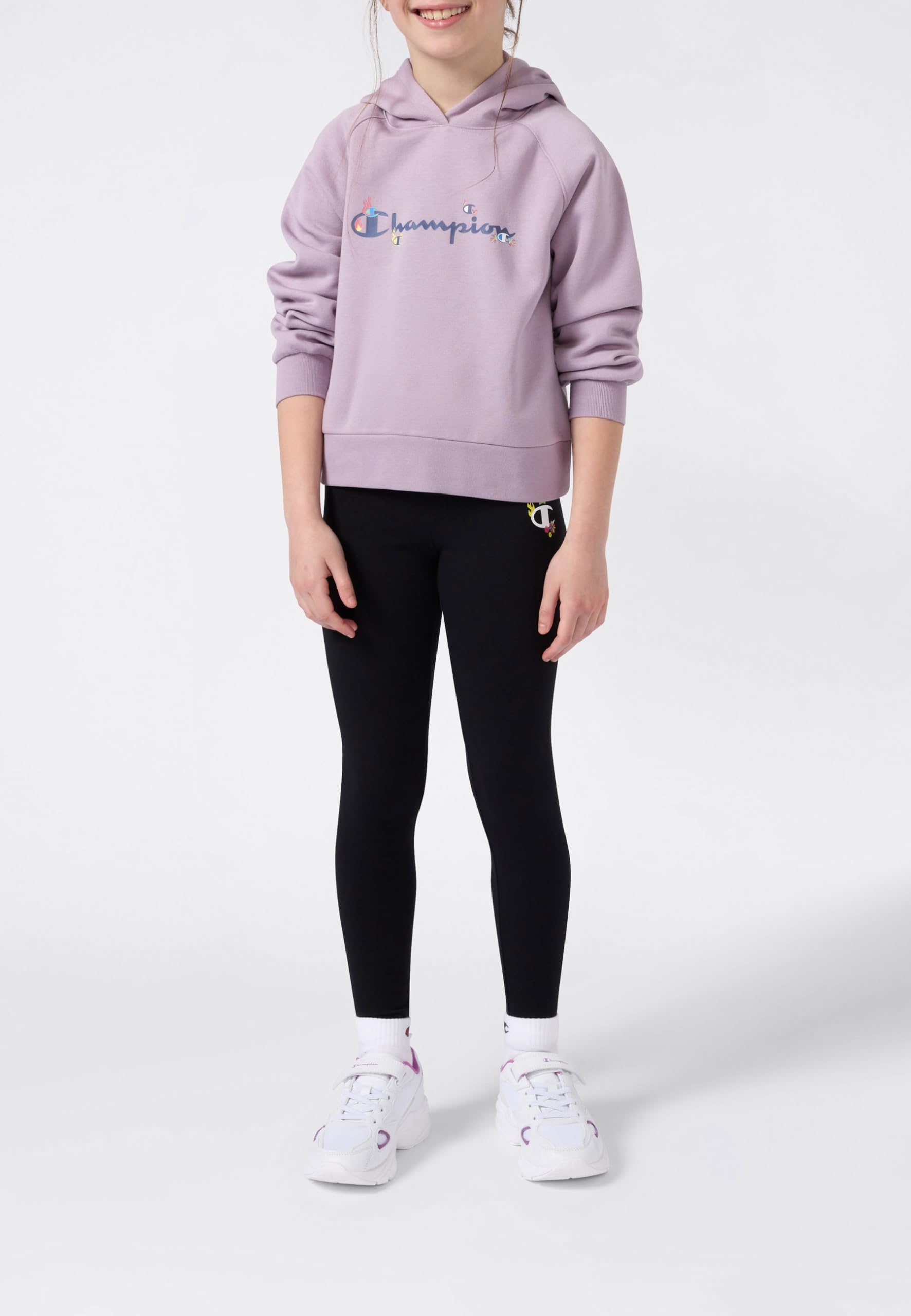 Champion Legacy Girls Sudadera con Capucha para Niñas
