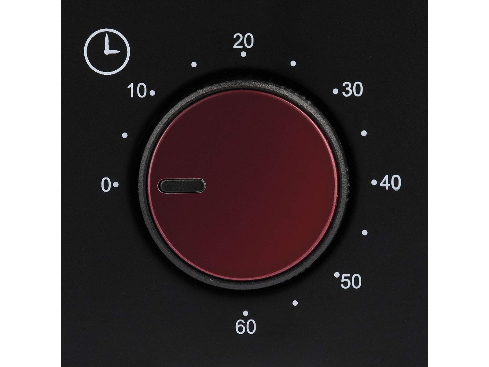 G3 Ferrari G10132 Il Moro 28 Plus Forno Elettrico Ventilato, 28L, 1600W, 6 modalità, Timer 60 min, 100-230°C, Interno antiaderente, Rosso/Nero