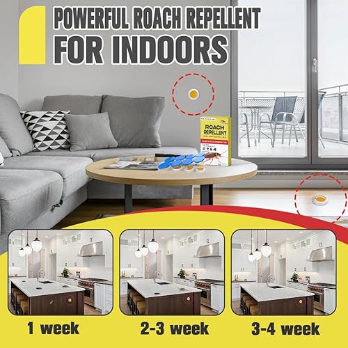 Miniatura 6 de Repelente de cucarachas para interiores, repelente de cucarachas seguro para mascotas, disuasorio de cucarachas, control de cucarachas, cucarachas,