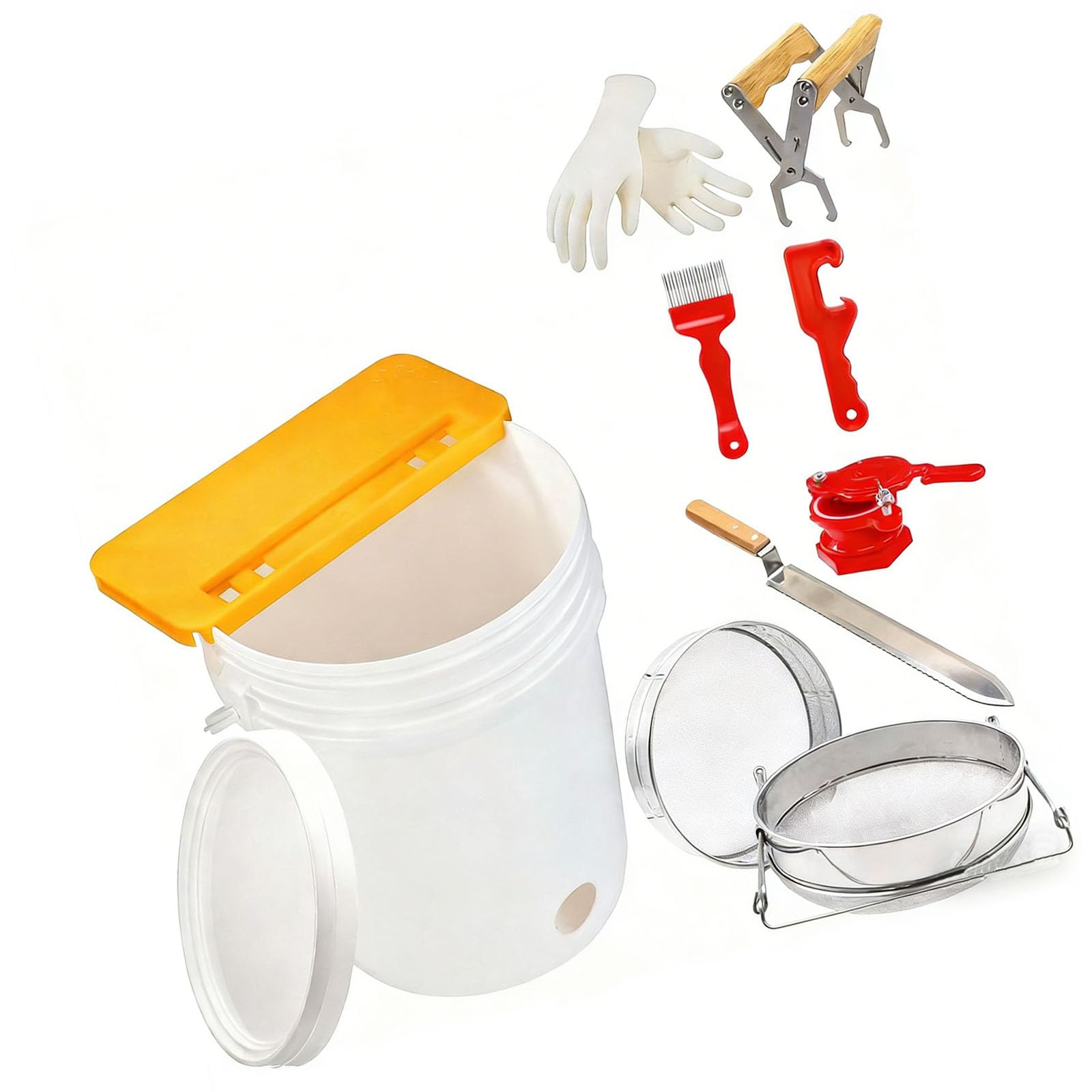 Strumenti apiari completi per una facile manutenzione e raccolta delle colonie Strumenti di manutenzione delle colonie