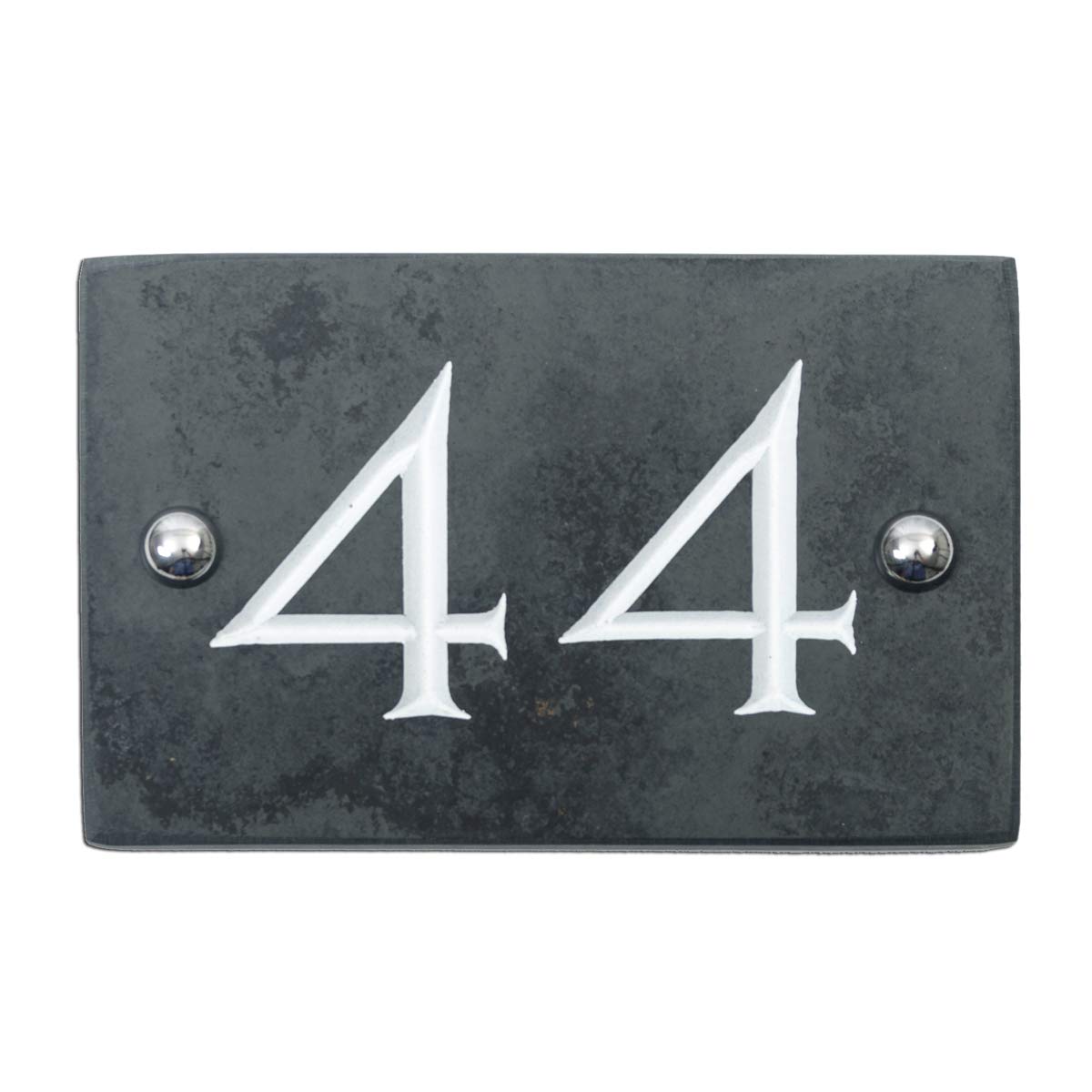 Slate Engraved House Number 44