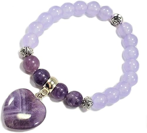 Onyx Heart Charm Bracelet GENUINE NATURAL STONES Handmade Bracelet Black Onyx Pearls Rose Quartz Powerful HEART CHAKRA Stone Birthstone Bracelet USA