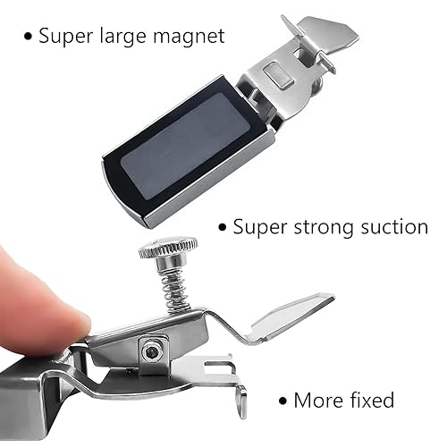 Miniatura 4 de Buddy Sew - Guía de costura magnética, guía de costura magnética BuddySew 2024 para máquina de coser, regla de costura multifuncional de dobladillos