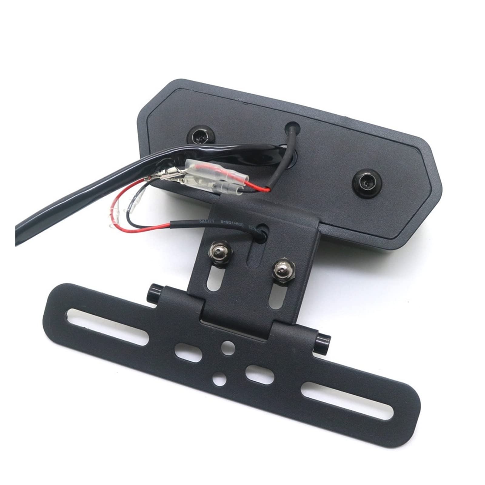 luce targa posteriore Moto LED Fumo Coda Freno Indicatore Di Direzione Luce Staffa Di Montaggio Luce Targa Per Harley Bobber Chopper Cafe Racer