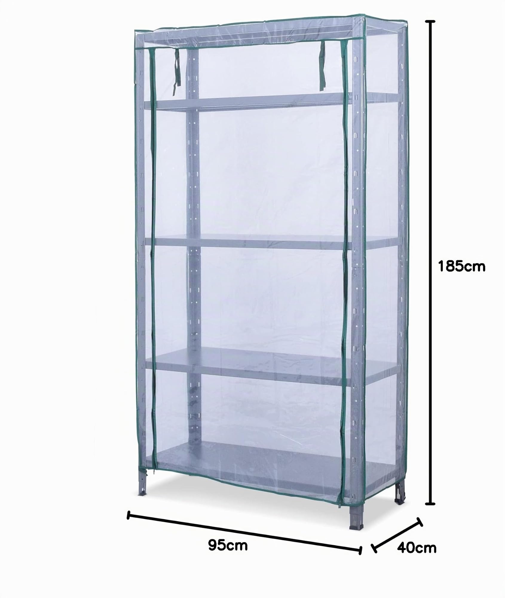 DOMO PAK LIVING Schutzhülle für Regale in den Maßen 90 cm x 40 cm x 185-195 cm