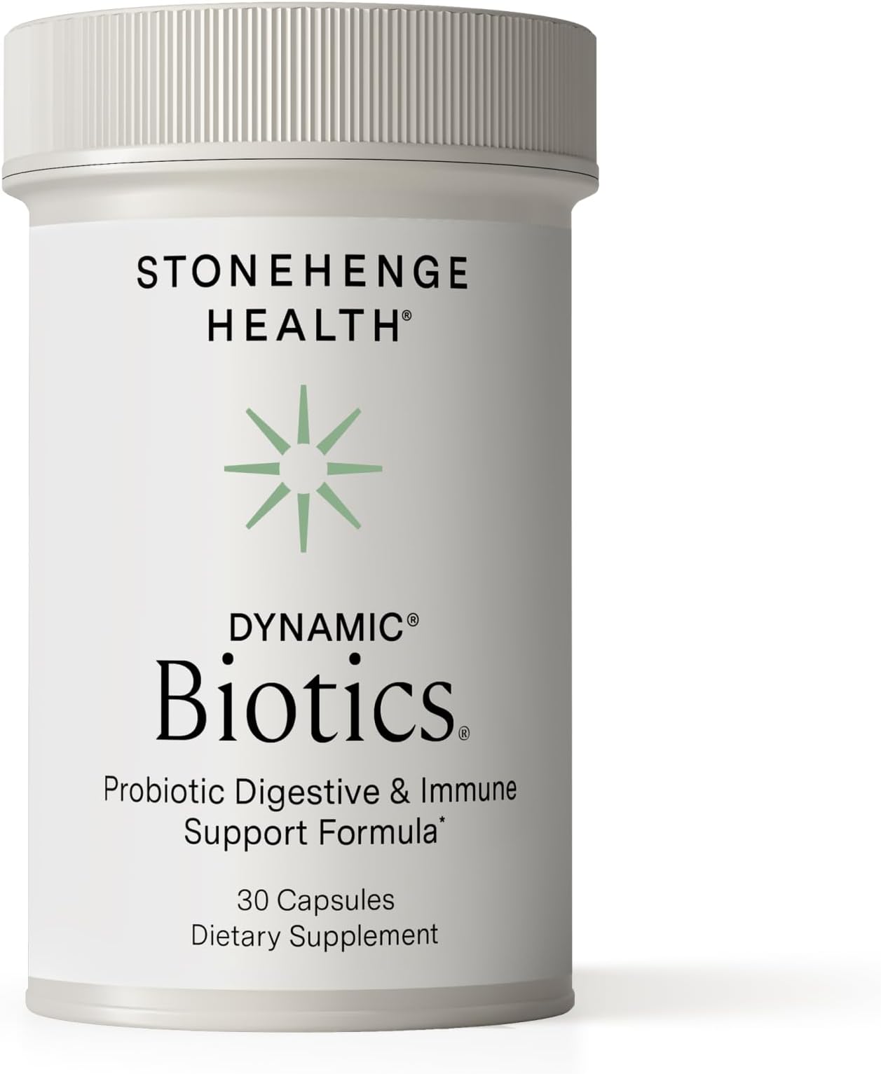 Stonehenge Health Probiotics 51 Billion CFU - 16 Strains, Prebiotic, Synbiotic Dynamic Biotics - Lactobacillus Acidophilus, Delayed Release, Shelf Stable, Non-GMO Gluten Free Veggie Capsule