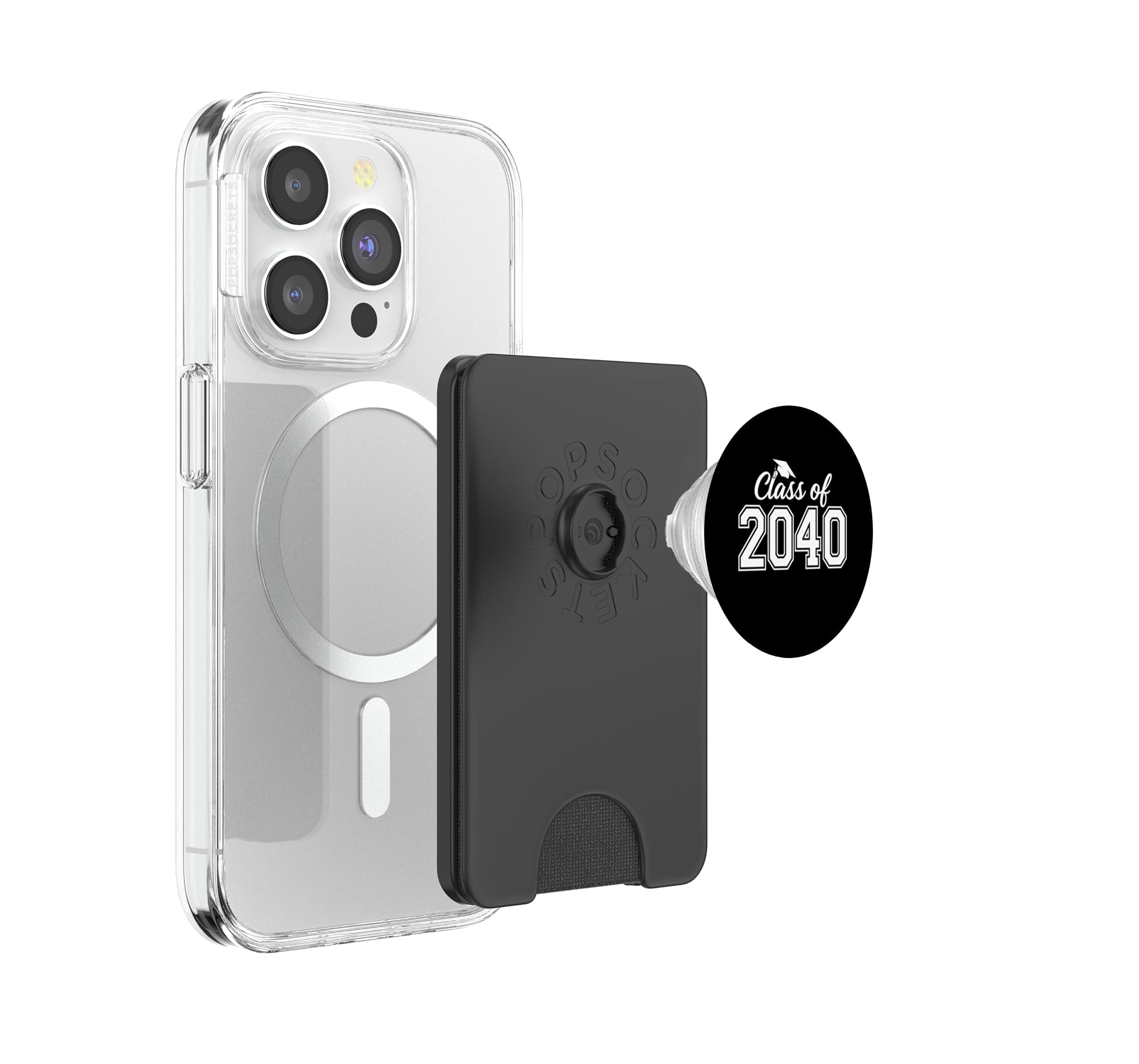 Clase de 2039 Crece Junto con una Divertida graduación Preescolar PopSockets PopWallet para MagSafe