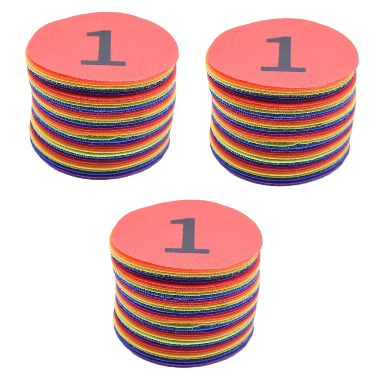 NUOBESTY 108piezas Pegatinas De Para Alfombra Coloridas Marcadores Redondos Para Posicionamiento Ejercicio Infantiles y Actividades Escolares