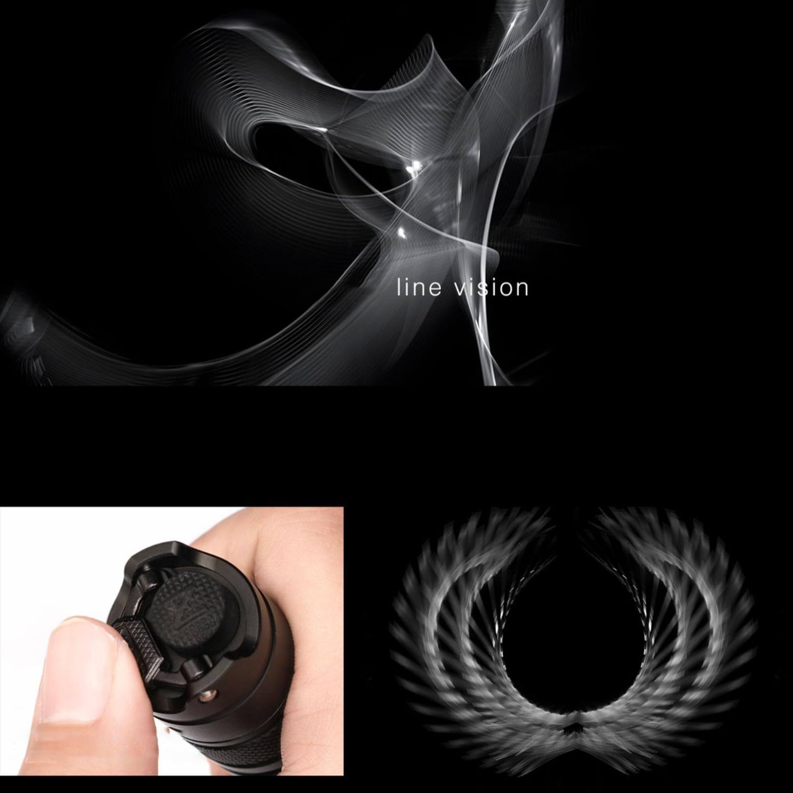 Pinceaux de peinture lumineuse de 11,4pouces, kit de démarrage pour graffiti lumineux avec fibre optique noire de 0,25mm, lampe de poche de 1300lumens, 12 filtres de couleur, photographie