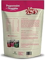 Vista 2 de Manna Pro Pepitas con sabor a menta de tamaño bocado Repletas de vitaminas y minerales 1 libra