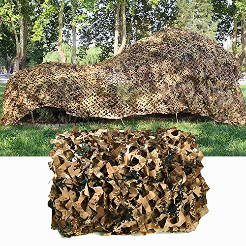 XISSG 2x3m 2x6m 3x5m 6x6m 10x10m Tarnnetz Wüste Tarnung Net Camouflage Netz Bundeswehr Für Outdoor Camping Bars Jagd Sonnenschutz (Size : 3x10m(9.8x33ft)) Cover