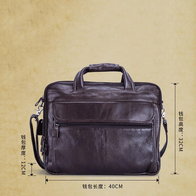 Vintage Crossbody Shoulder Bag Men's Briefcase Business Bag Computer Handbag3