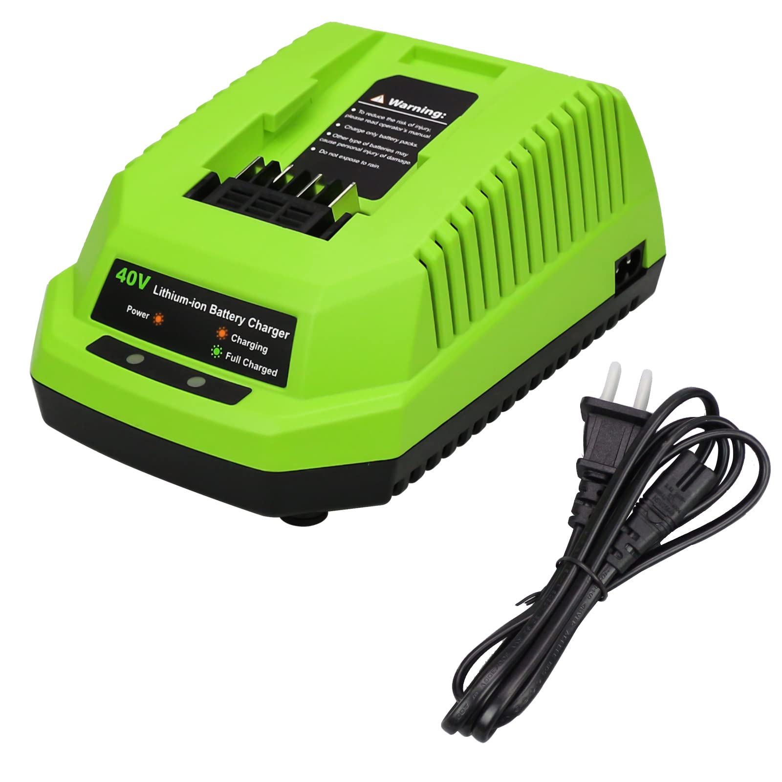 DoscttReplacement for Greenworks 29482 Charger Compatible with G-MAX 40V Battery Models 29462 and 29472