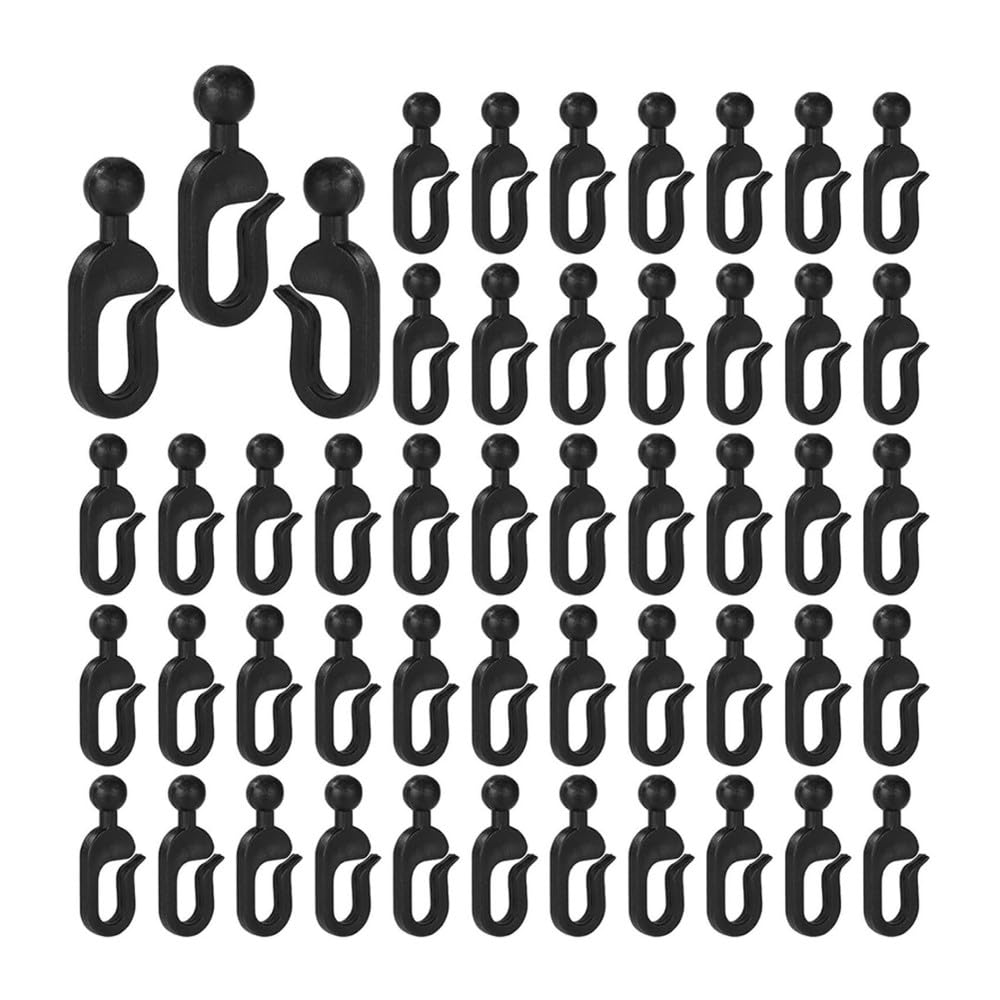 Tuidzljd Replacement Parts for Gazebo- Outdoor Curtain Track Hooks(200-Pack) for Gazebo Curtains and Mosquito Netting