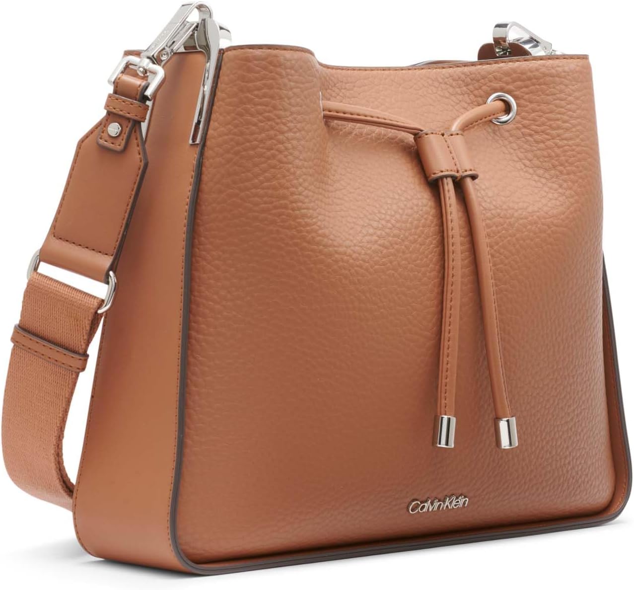 Calvin Klein womens Fay Drawstring Adjustable Hobo - Image 5