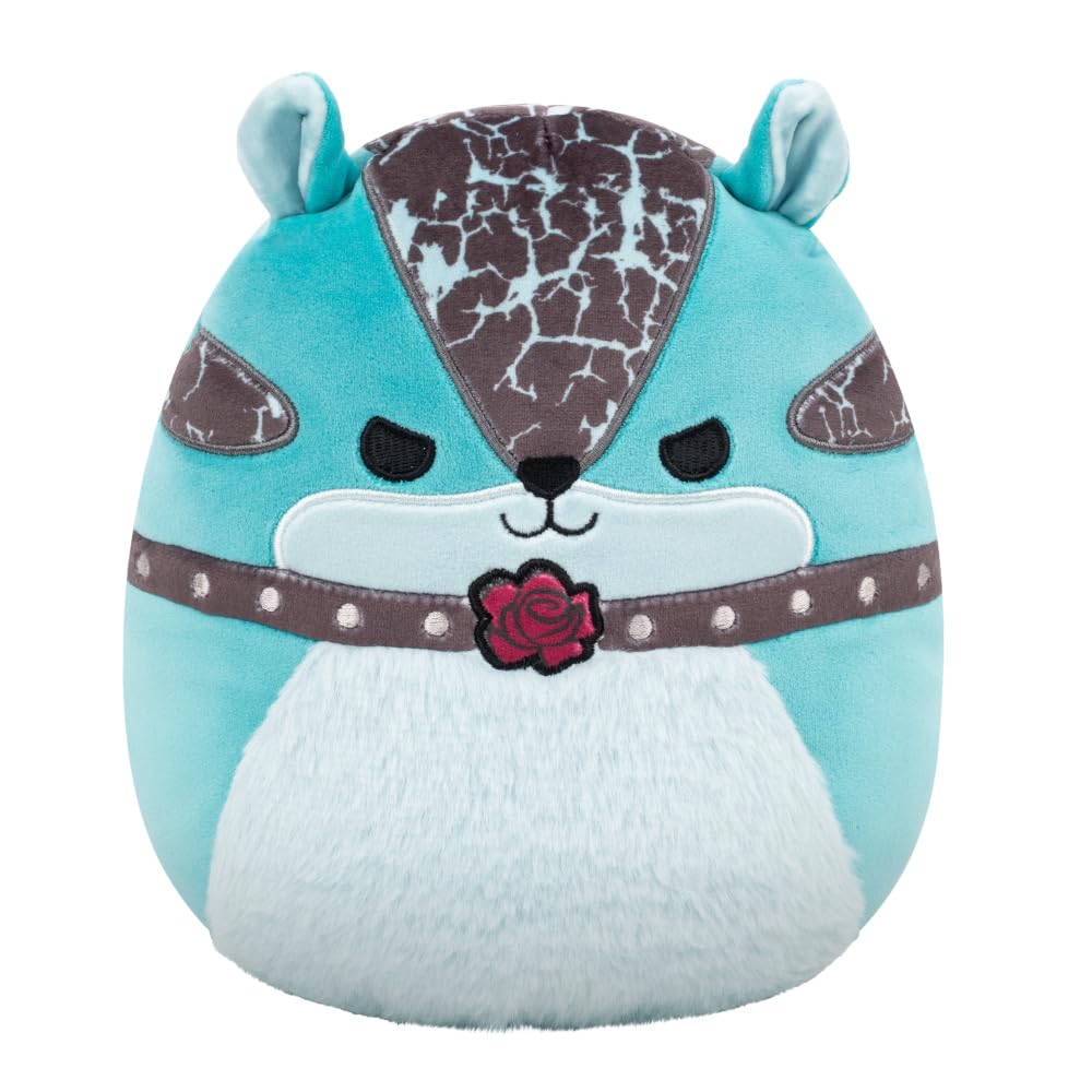 Photo 1 of Squishmallows Original 8in Samsara The Teal Chipmunk with Choker – Official Jazwares Plush (Little)