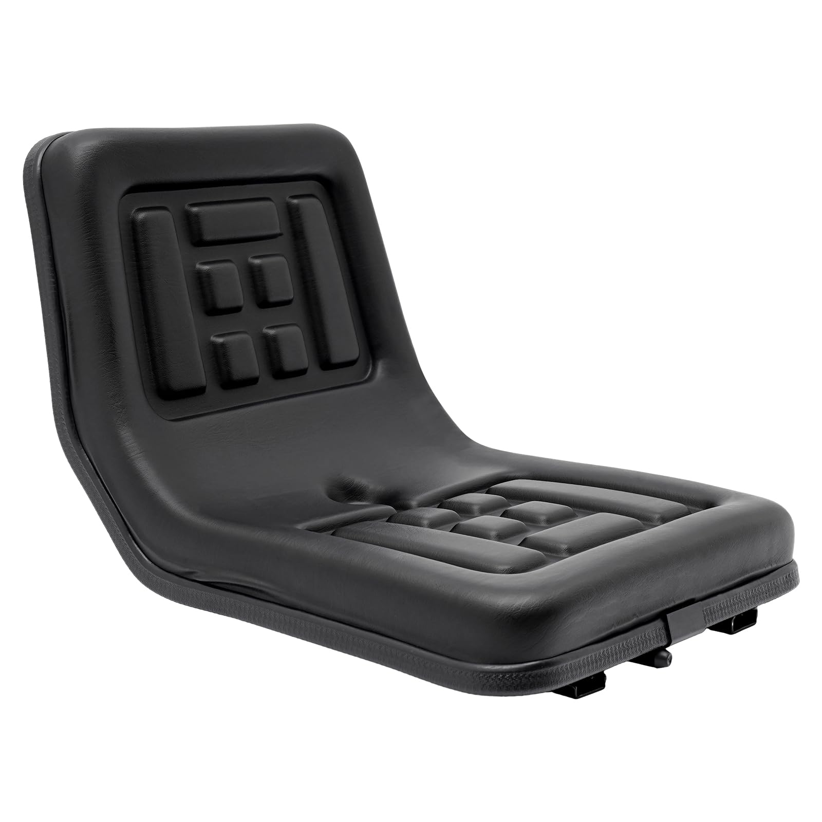 Asiento para tractor cortacésped, miniexcavadora, asiento elevador, rango móvil, 140 mm, con agujeros de drenaje, adecuado para excavadoras, cortacésped y volquete