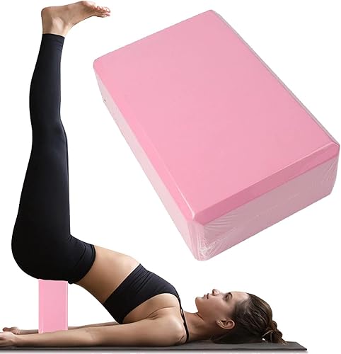 Bloques de yoga, bloques de espuma EVA de ladrillo de yoga de alta densidad para mejorar la fuerza, flexibilidad y equilibrio, superficies ligeras y