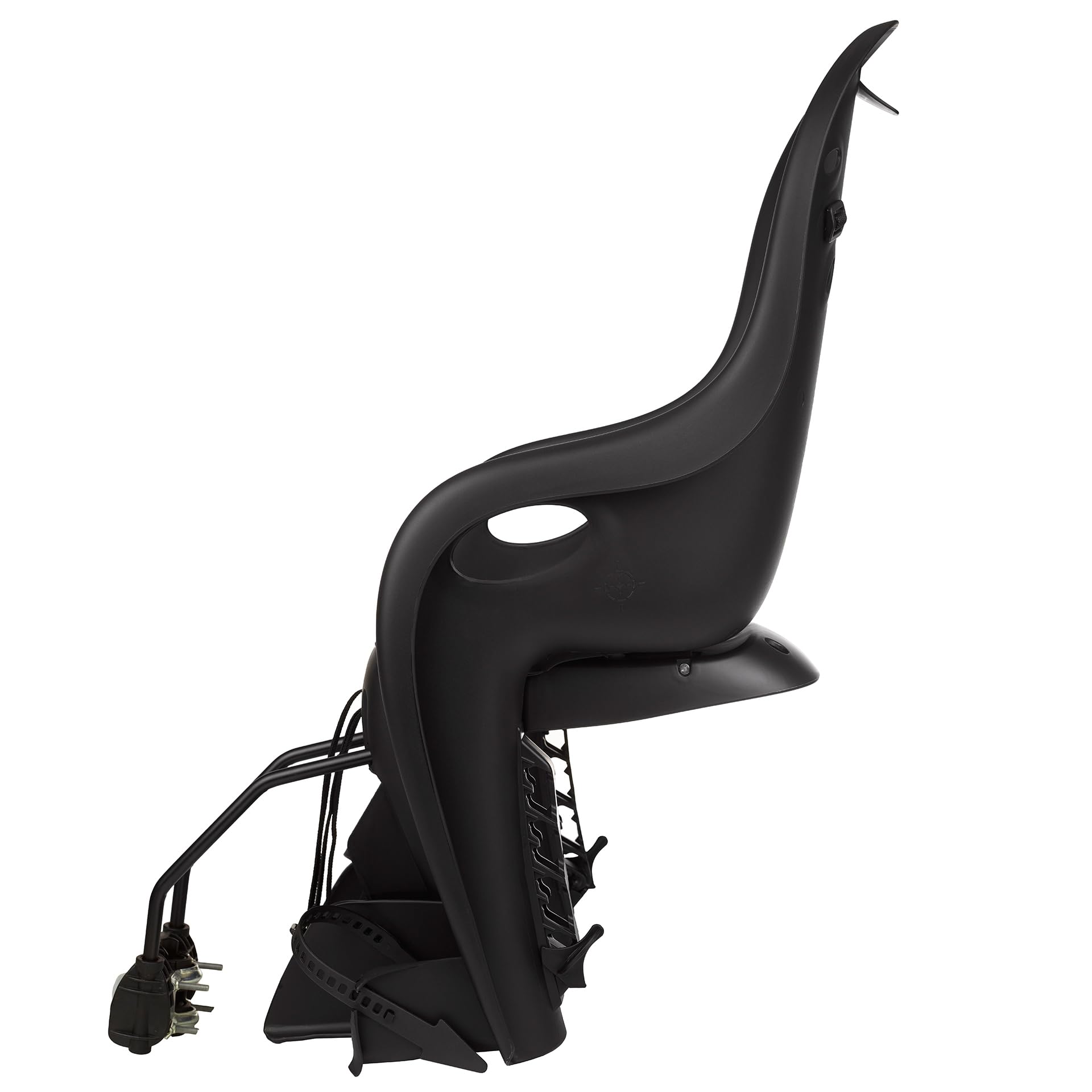 DIEFFE 8020300001 - Siège Arrière Bikey Relax RFM pour Vélo avec Roues de 26'' à 29'' Convient aux Enfants de 9 à 22 Kg avec Ancrage au Cadre en Couleur Noir/Gris