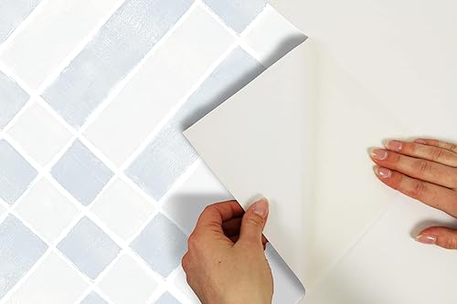 Miniatura 4 de Papel tapiz gris Alix Peel & Stick