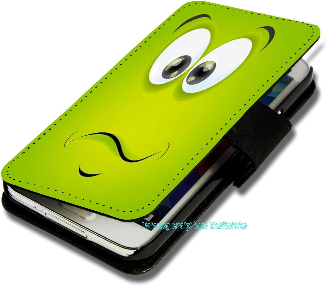 Book Style Handy Tasche - Design F100 - für Samsung Galaxy Alpha - Cover Case Schutz Hülle Etui Schutzhülle - -