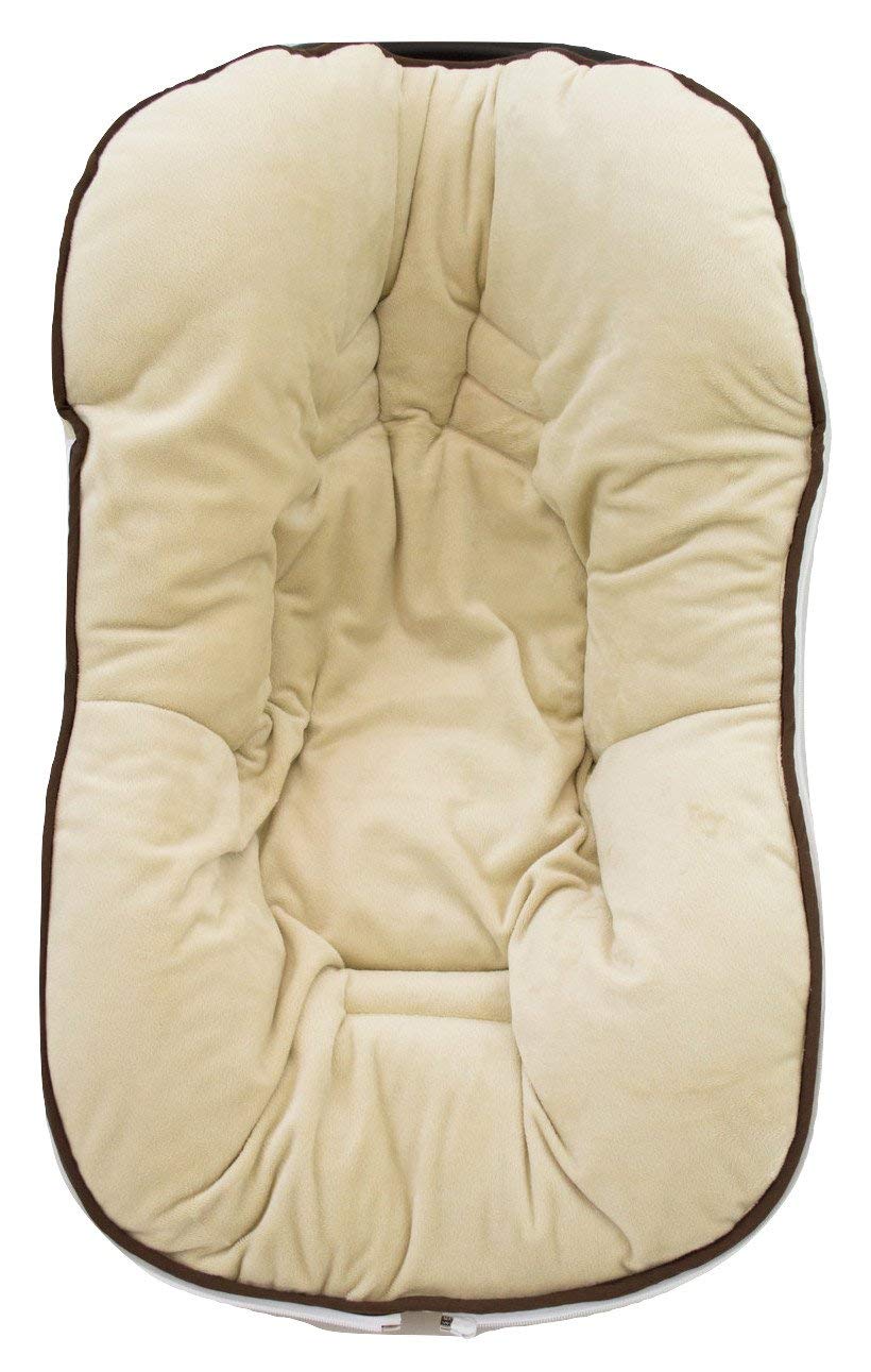 Copertina, sacco coperta o rivestimento universale con cappuccio per gruppo 0 o maxi cosi. Modello Sydney. Vari colori disponibili (Camel/Cioccolata)